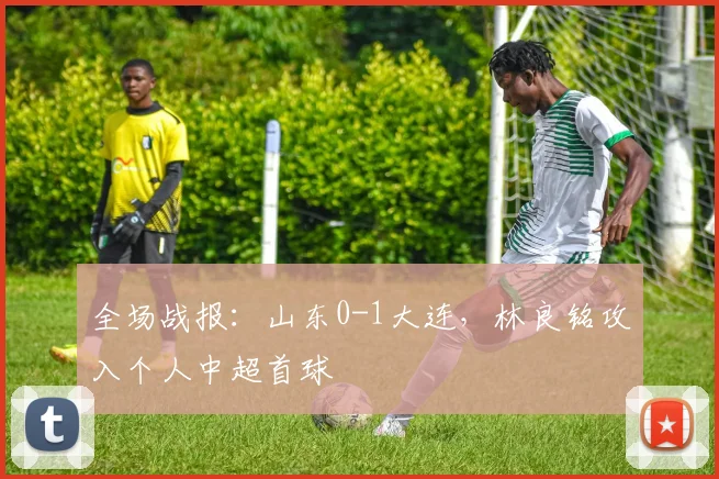 全场战报：山东0-1大连，林良铭攻入个人中超首球