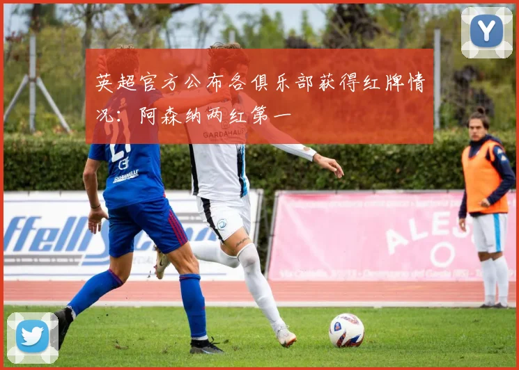 英超官方公布各俱乐部获得红牌情况：阿森纳两红第一